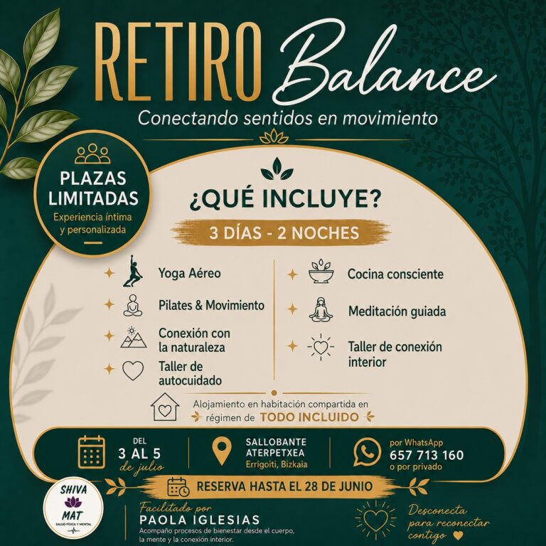 RETIRO BALANCE – Errigoiti, Bizkaia