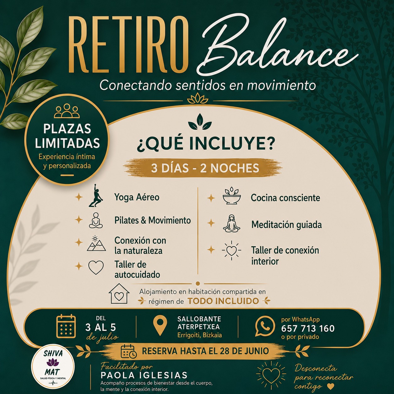 RETIRO BALANCE – Errigoiti, Bizkaia